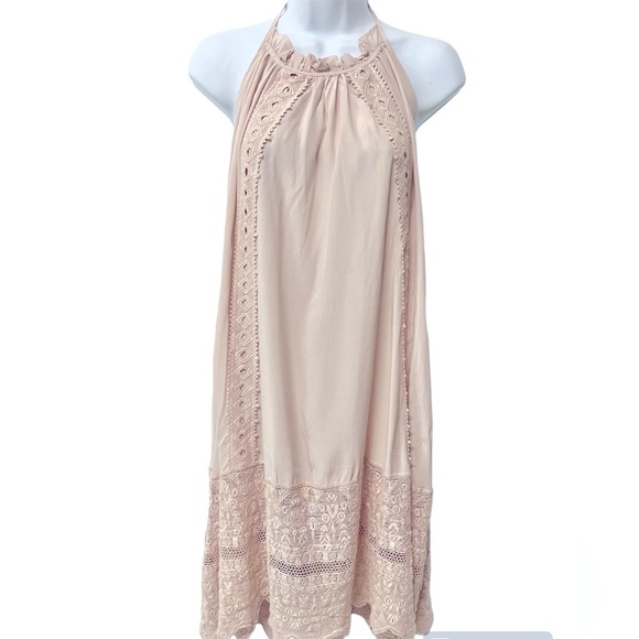 Jen’s Pirate Booty Crochet Lace Dress Reverence Halter REVOLVE Womens Sz S Small - Picture 3 of 14